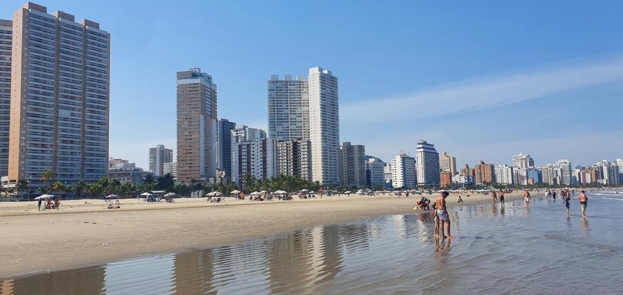 Apartament Apartamento Kit Praia Grande Na Guilhermina Frente Mar Zewnętrze zdjęcie