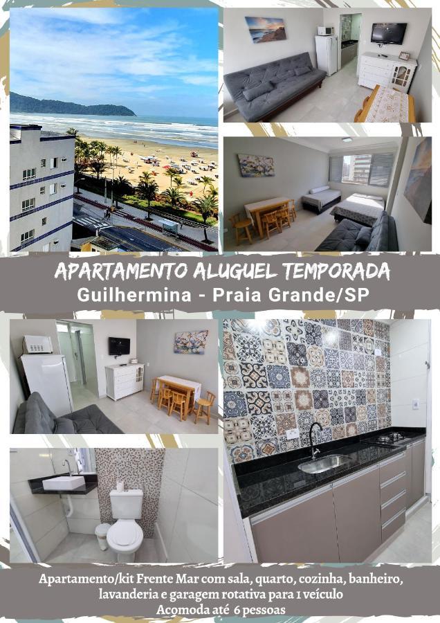 Apartament Apartamento Kit Praia Grande Na Guilhermina Frente Mar Zewnętrze zdjęcie